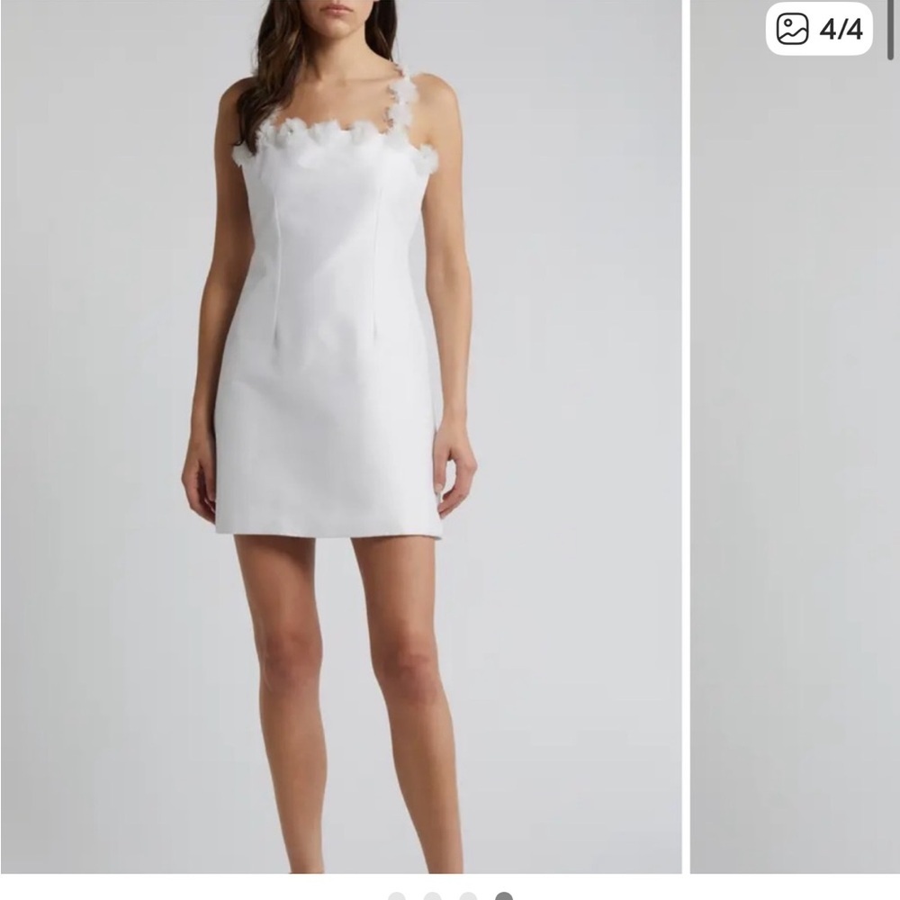 Likely White Floral Mini Dress - Picture 9 of 12